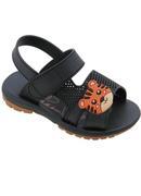 Sandlia Infantil Preta com Velcro