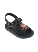 Sandália Infantil Preto em Pvc