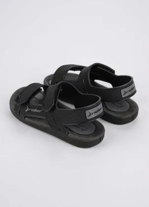 Grendene Kids - Sandália Infantil Rider R Line Plus Preta - GRENDENE KIDS
