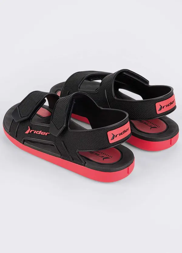 Grendene Kids - Sandália Infantil Rider R Line Plus Preto 4