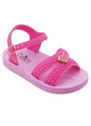 Sand�lia Infantil Rosa com Adere�o