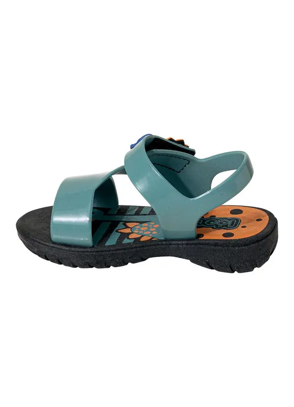 Perfecta - Sandália Infantil Verde com Fechamento em Velcro 3