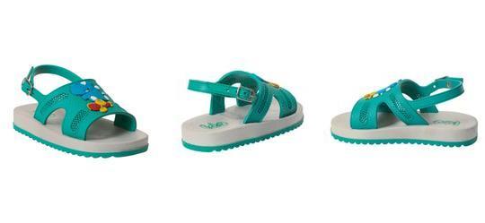 Sandlia Infatil Verde com Palmilha Macia