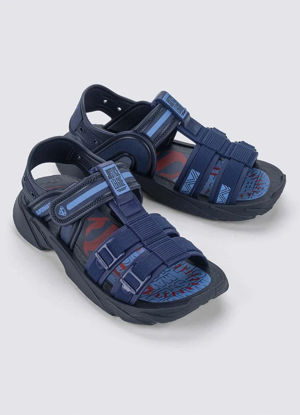 Grendene Kids - Sandália Liga da Justiça Evolution Marinho 2