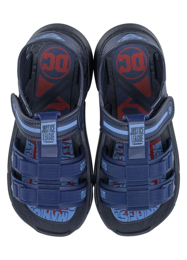 Grendene Kids - Sandália Liga da Justiça Evolution Marinho 5