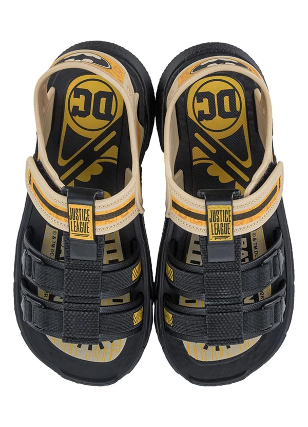 Grendene Kids - Sandália Liga da Justiça Evolution Preta 5