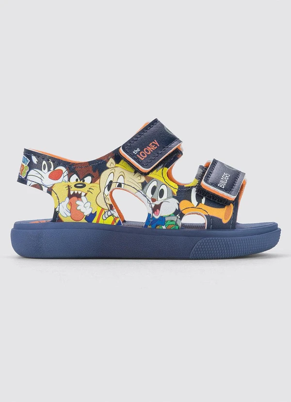 Grendene Kids - Sandalia Looney Tunes em Obras Baby Marinho 3
