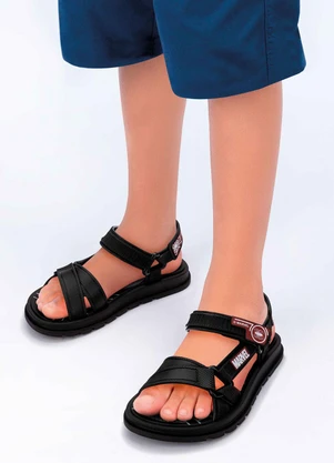 Grendene Kids - Sandália Marvel Elite Preto - GRENDENE KIDS