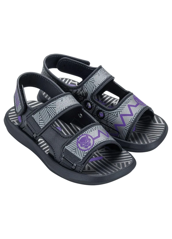 Grendene Kids - Sandália Marvel Future Preto