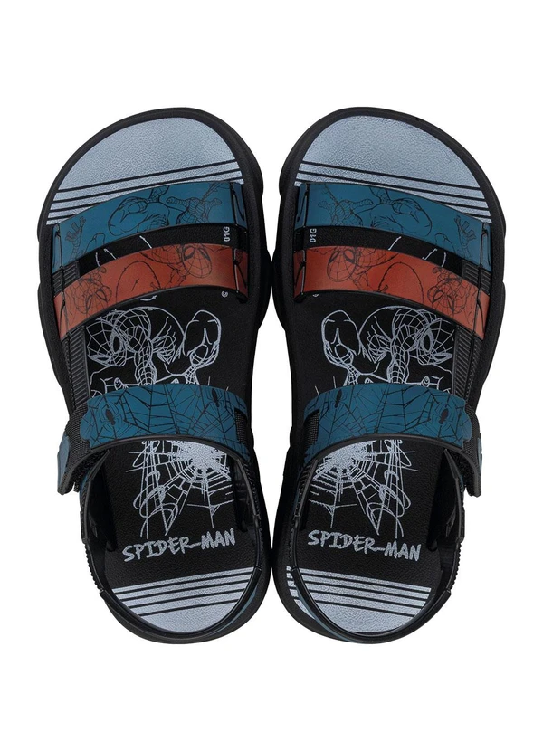Grendene Kids - Sandalia Marvel Hero Preto 2