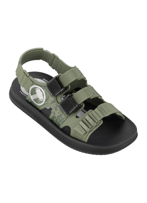 Grendene Kids - Sandália Marvel New Age Verde