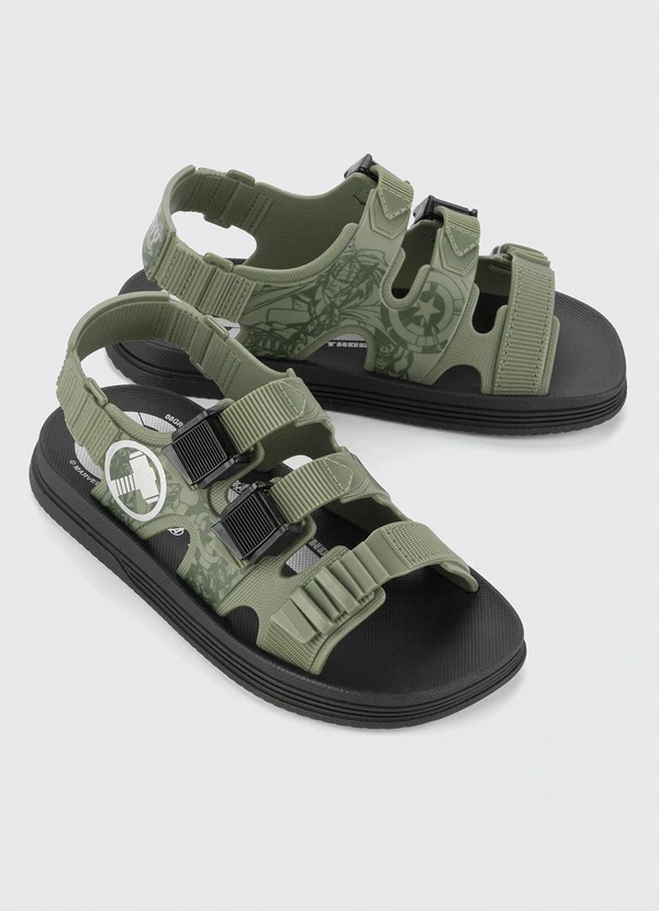 Grendene Kids - Sandália Marvel New Age Verde 2