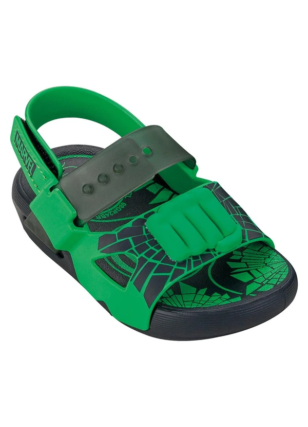 Grendene Kids - Sandalia Marvel United Verde