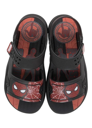 Grendene Kids - Sandália Marvel Web Preta - GRENDENE KIDS