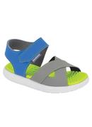 Sandália Molekinho Azul com Velcro