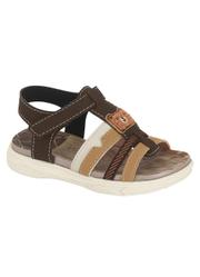 Sand�lia Molekinho Caf� com Velcro