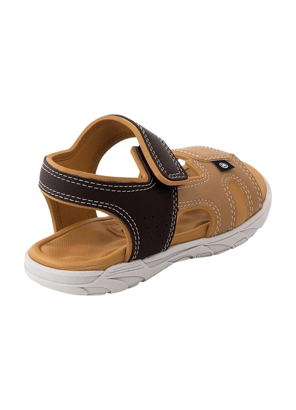 Molekinho - Sandália Molekinho Café em Sintético 2