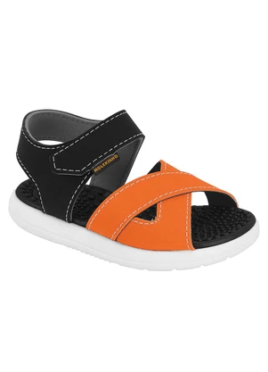 Sandália Molekinho (Preta) com Velcro - MOLEKINHO