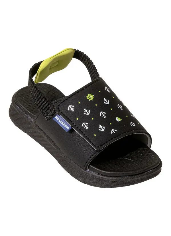 Molekinho - Sandália Molekinho Preto em Sintético