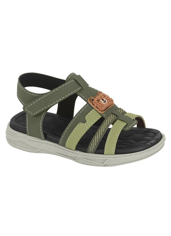 Sand�lia Molekinho (Verde) com Velcro