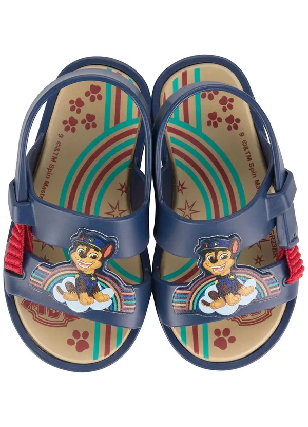 Grendene Kids - Sandália Patrulha Canina Happy Dog Azul 2