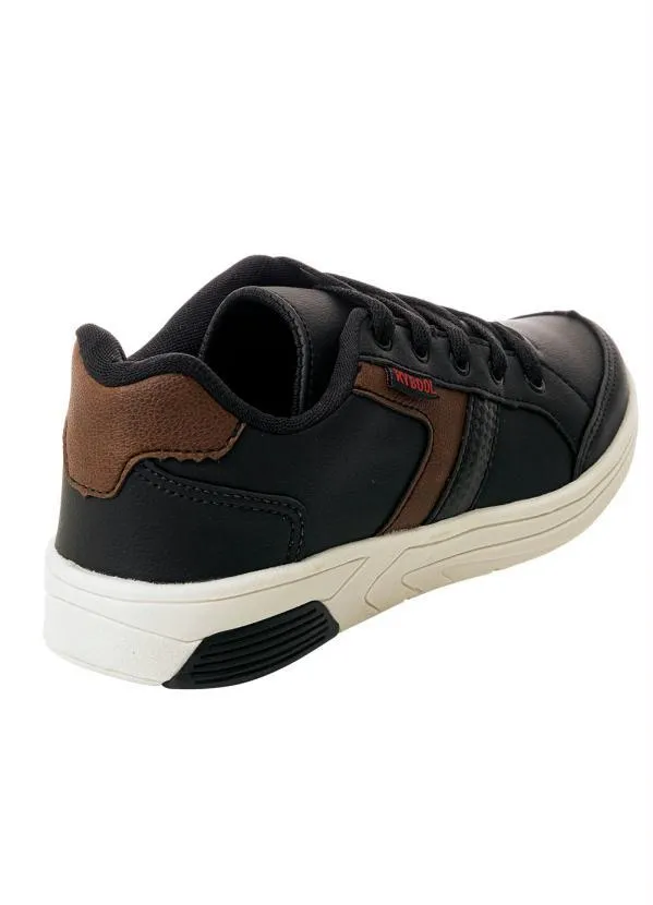 Perfecta - Sapatênis Infantil Preto em Sintético 2