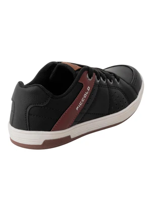 Perfecta - Tênis Infantil Preto em Material Sintético - PERFECTA