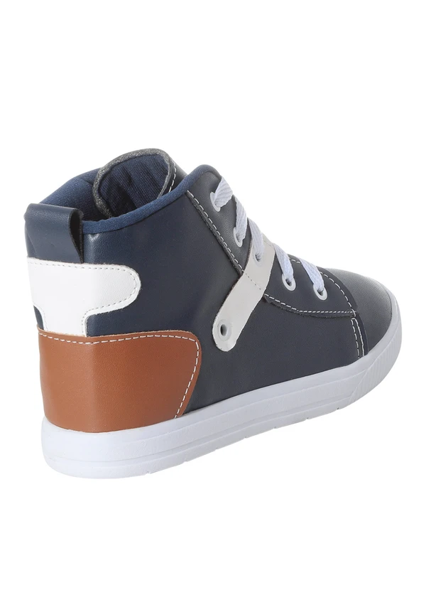 Perfecta - Bota Infantil Marinho em Sintético 2