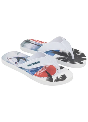 Chinelo Mormaii Tropical Graphics (Branco) - MORMAII