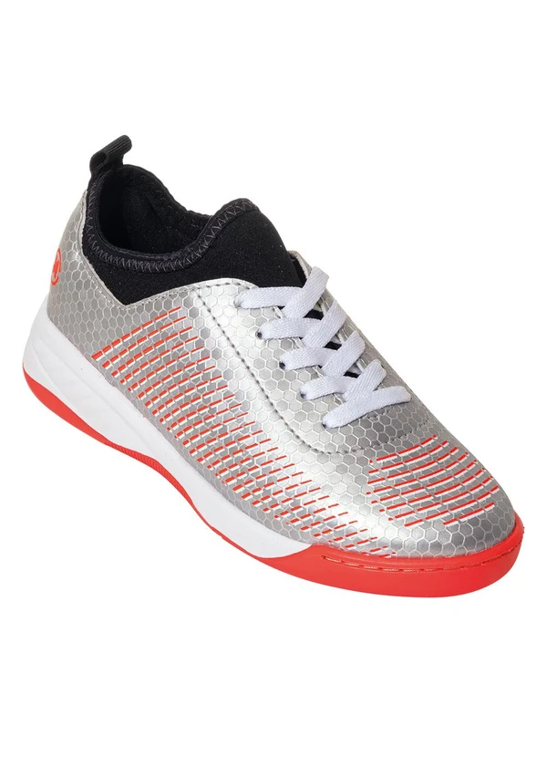 Molekinho - Chuteira Molekinho Prata em Sintético