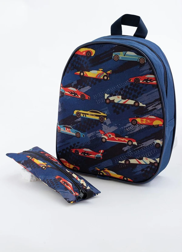 Perfecta - Kit Infantil Tênis + Mochila + Estojo Azul 6