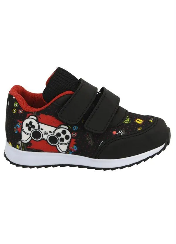 Perfecta - Kit Tênis Infantil Preto + Mochila + Squezze 3