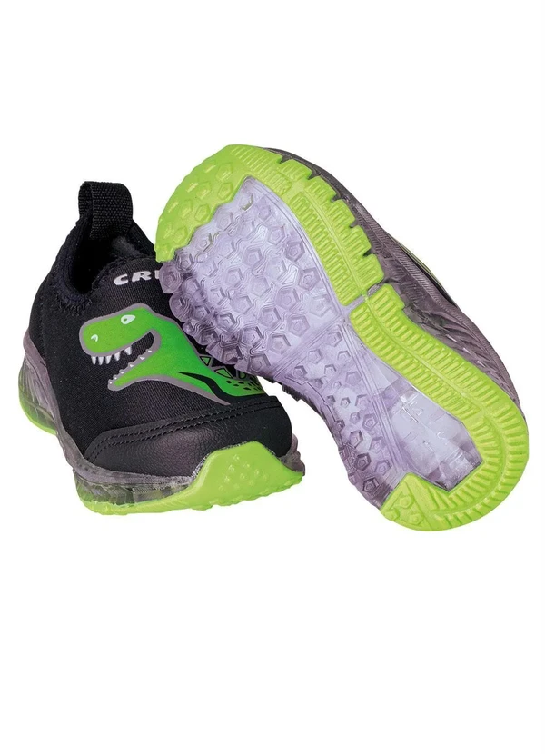 Perfecta - Tênis Bebê Preto com Luzinha 4