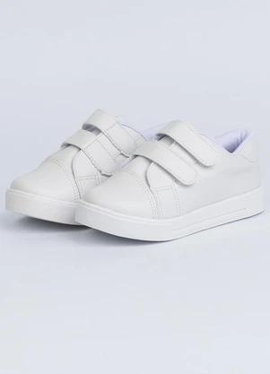 Vida Costeira - Tênis Casual Preto com Duplo Velcro Branco - VIDA COSTEIRA