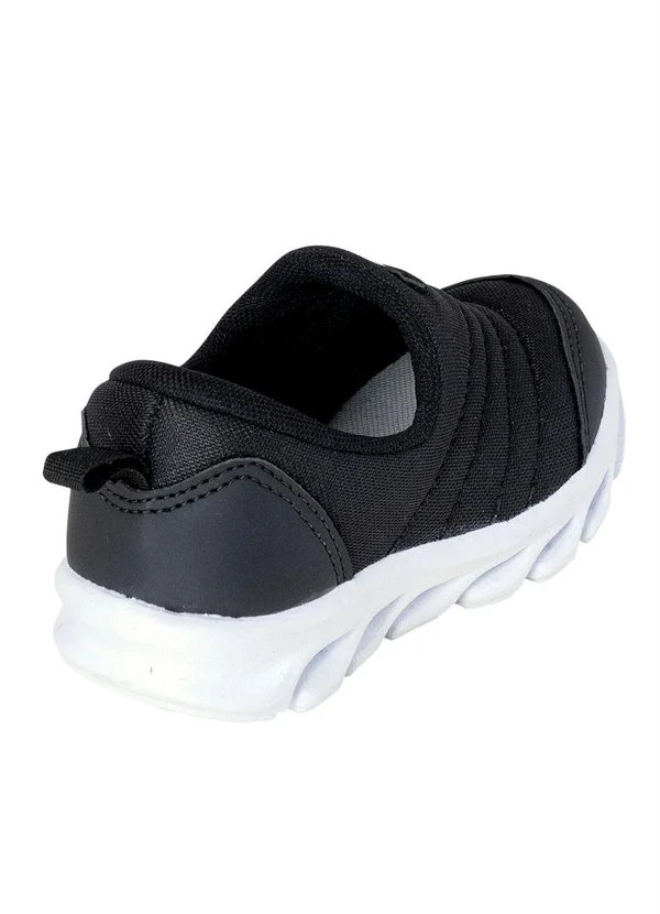 Perfecta - Tênis Fantil Preto com Luzinhas no Solado 3