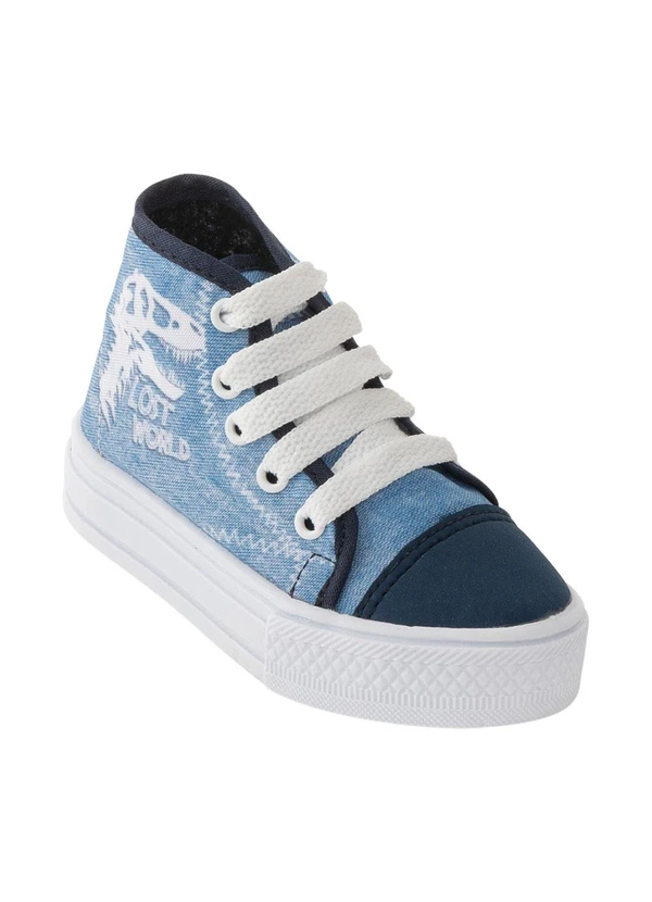 Perfecta - Tenis Infantil Azul em Tecido