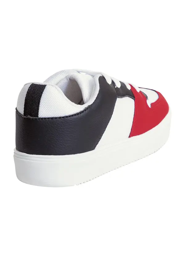 Perfecta - Tênis Infantil Branco em Sintético com Tecido 2