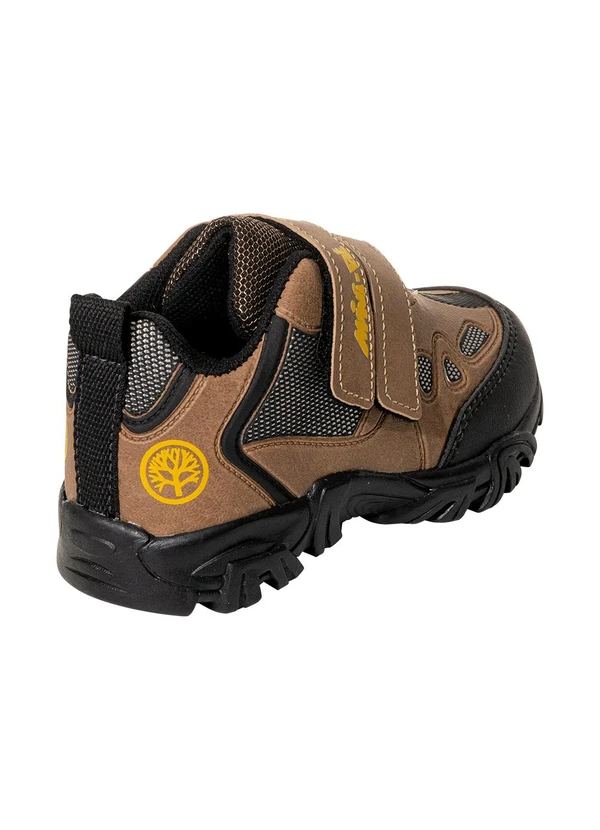 Perfecta - Tênis Infantil Café com Velcro 2