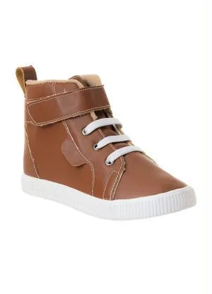 Perfecta - Tênis Infantil Cano Médio Caramelo com Velcro - PERFECTA