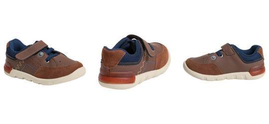 Tnis Infantil Castanho com Fechamento em Velcro