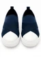 Vida Costeira - Tênis Infantil Casual Faixas Preto - variação: Azul Marinho