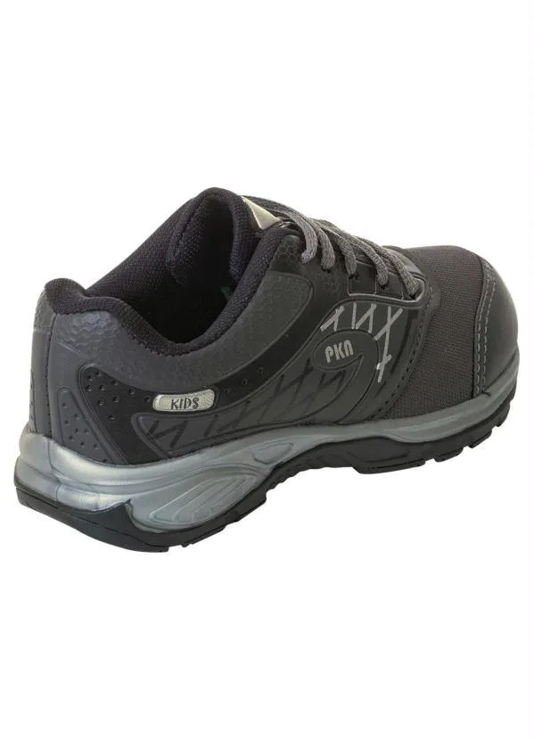 Perfecta - Tênis Infantil Cinza em Sintético 2