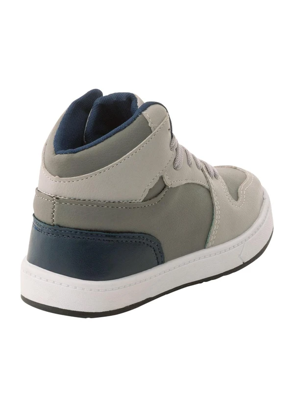 Perfecta - Tênis Infantil Cinza em Sintético 2