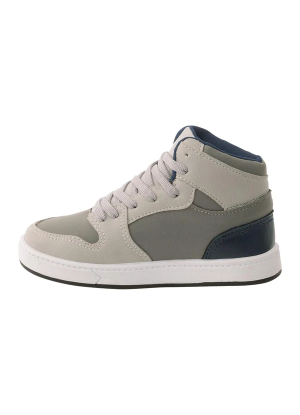 Perfecta - Tênis Infantil Cinza em Sintético 3