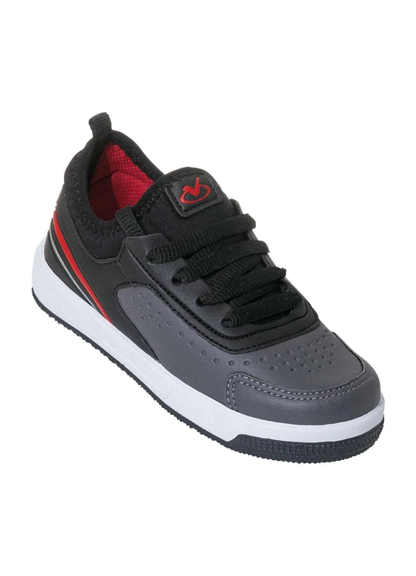 Perfecta - Tênis Infantil Grafite em Sintético