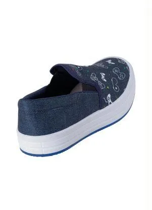 Perfecta - Tênis Infantil Jeans com Estampa de Game - PERFECTA