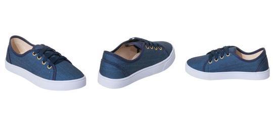 Tnis Infantil Jeans com Sola Flexvel