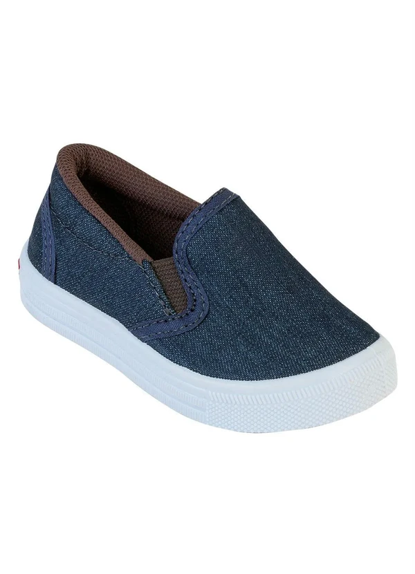 Tênis Infantil Jeans sem Cadarço Perfecta