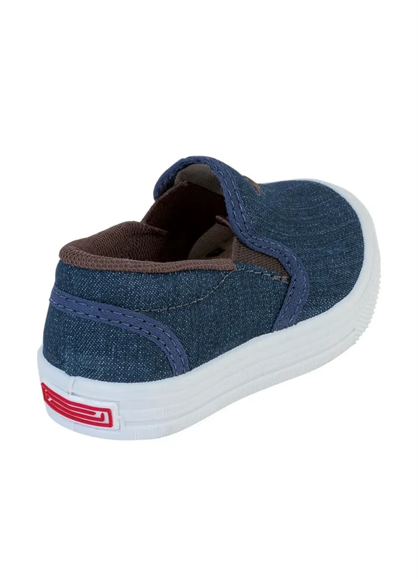Perfecta - Tênis Infantil Jeans sem Cadarço 2