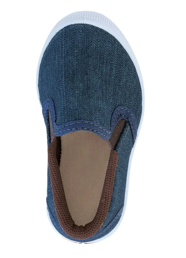 Perfecta - Tênis Infantil Jeans sem Cadarço 4